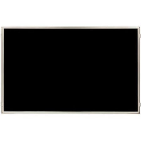 LAVI INDUSTRIES , Hinged Frame Sign Panel/Barrier, , 72" x 48", Matte Black 50-HFP1008/SA/BK